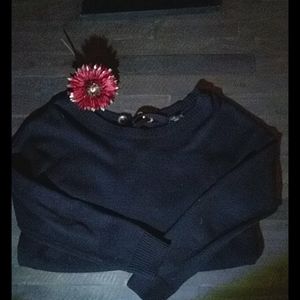 Express Lace Up Sweater